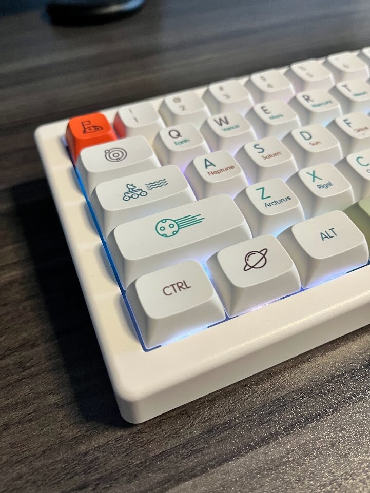 GMK67, Custom Keyboard, Hand Lubed Switches, Cute Keycaps, Office