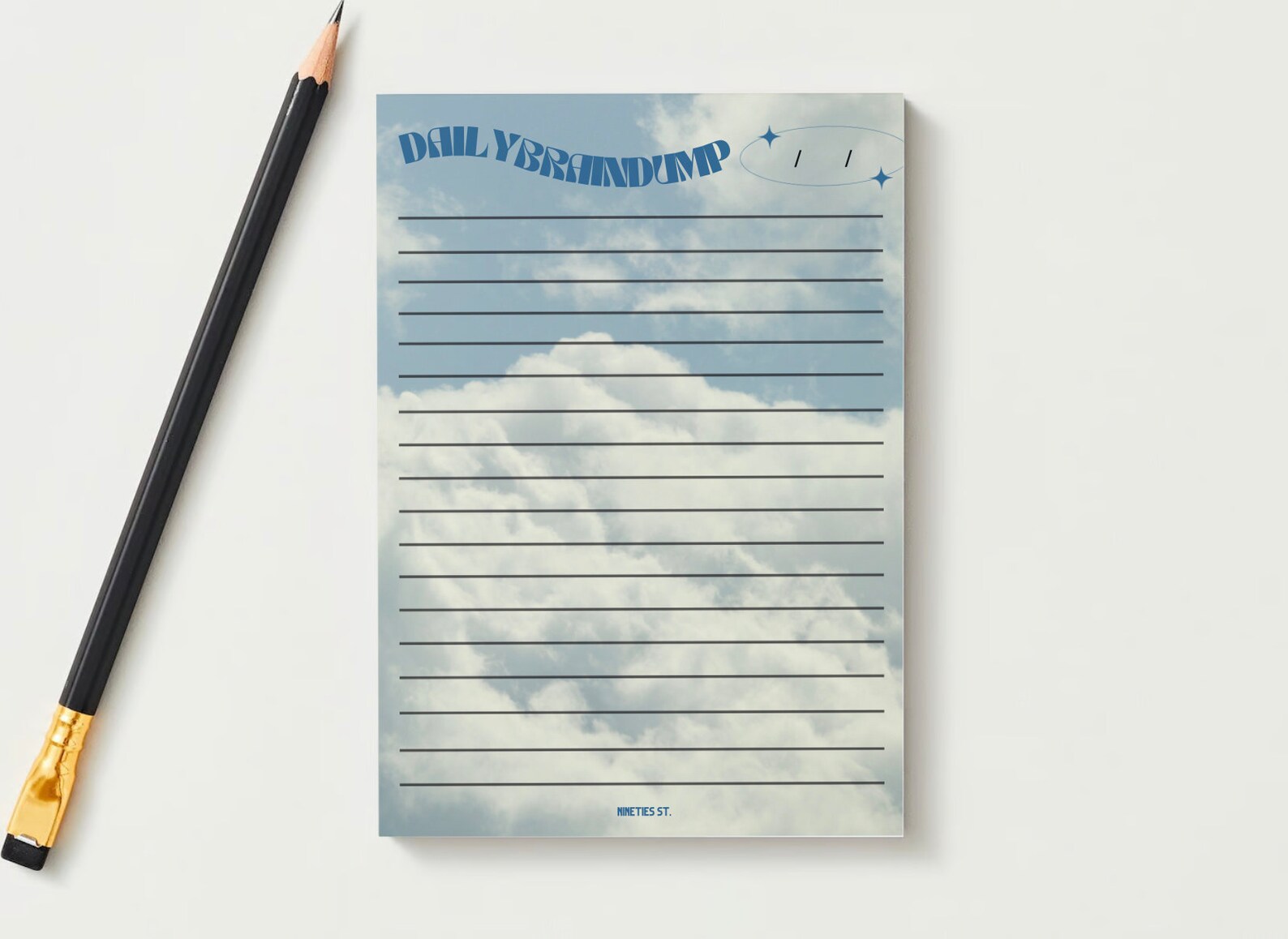 Digital Printable Notepad Designs X4 - Get All Your Thoughts Out After ...