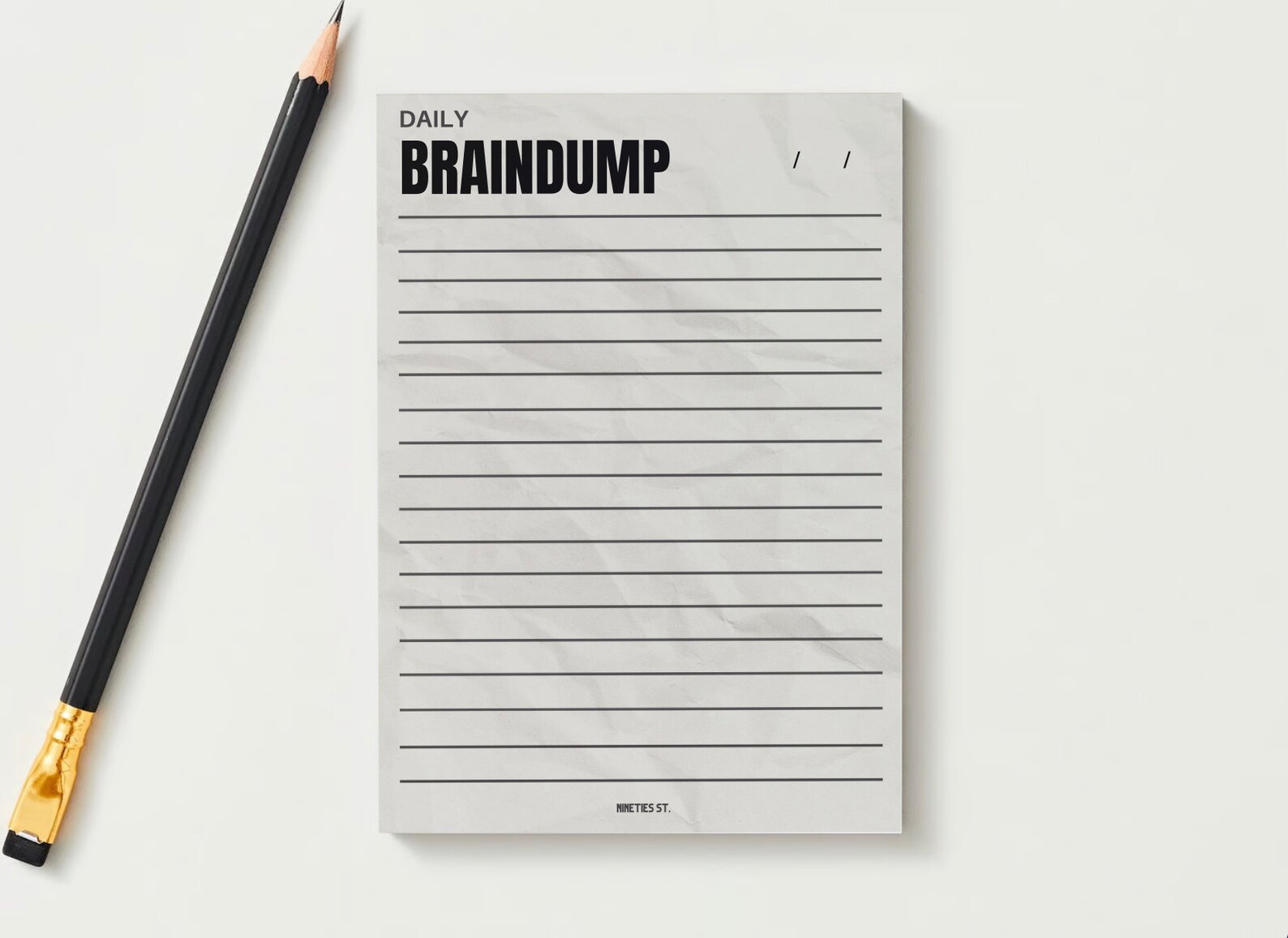 Digital Printable Notepad Designs X4 - Get All Your Thoughts Out After ...