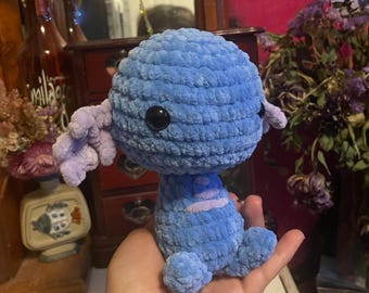 Woopa Crochet Plushie | Nerdy Amigurumi | Wooper inspired