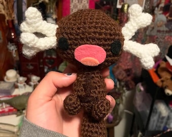 Muddy Woopa Crochet Plushie | Nerdy Amigurumi | Wooper inspired