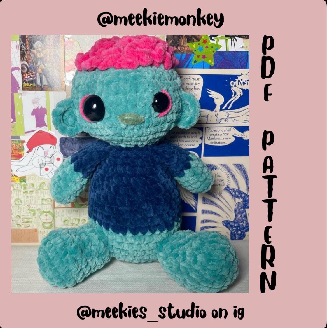 Zombie Horror Amigurumi Pattern