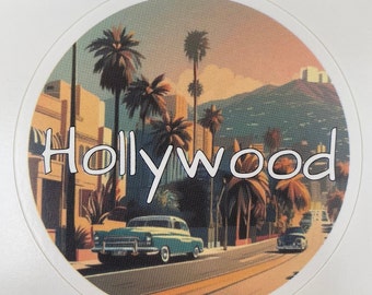 Hollywood Los Angeles California Sticker Pack