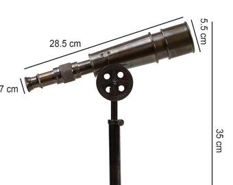 Small telescope with stand