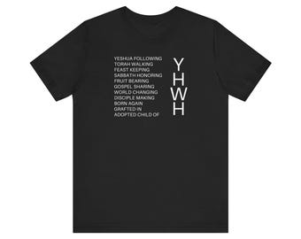 T-shirt unisex a maniche corte Yeshua Follower