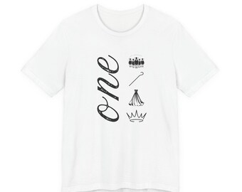 Un Re (luce) - Maglietta cristiana unisex - Maglietta religiosa di fede