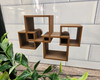 Jumping Spider Modern Bookshelf, Shelf Ledge, Enclosure furniture, Vivarium book decoration, 3D printed hide, neodymium magnetic decor