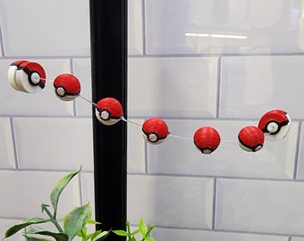 Gamerboll hoppande spindelbrygga, nörddekor, spindelrep, hoppande spindeltillbehör, 3D-utskriven, neodymmagnetisk brygga
