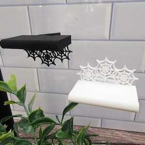 Jumping Spider Shelf, Spider Web Ledge, Jumping spider ledge, 3D printed, neodymium magnetic hide