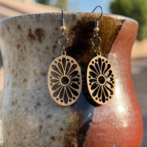 Boho Wood Earrings