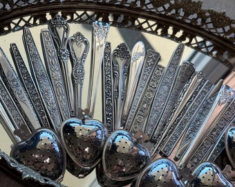 Mystery Upcycled Vintage Silverware Tea Infuser