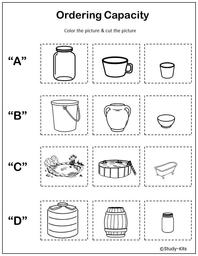 Measurement Activities for Preschoolers - Etsy