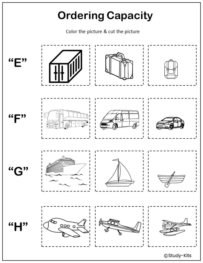 Measurement Activities for Preschoolers - Etsy