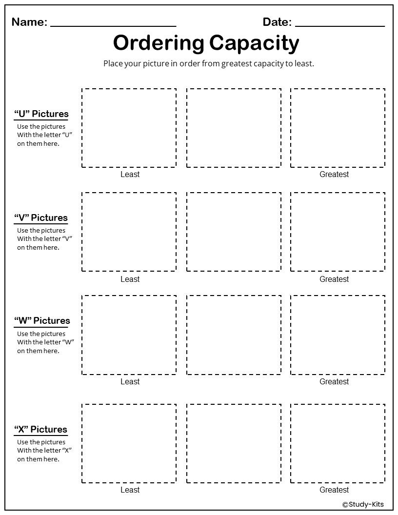 Measurement Activities for Preschoolers - Etsy