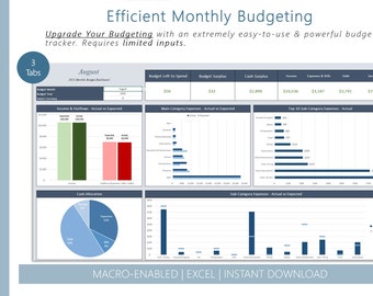 Planificateur et suivi du budget mensuel