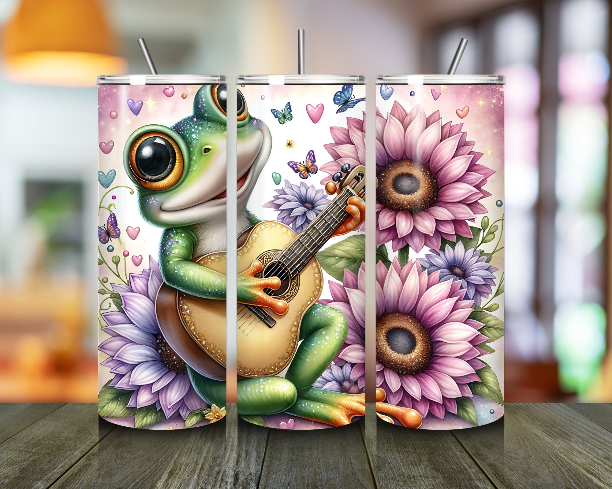 Cute Frog Tumbler Wrap Tumbler Png Animal Lover Sublimation Design ...