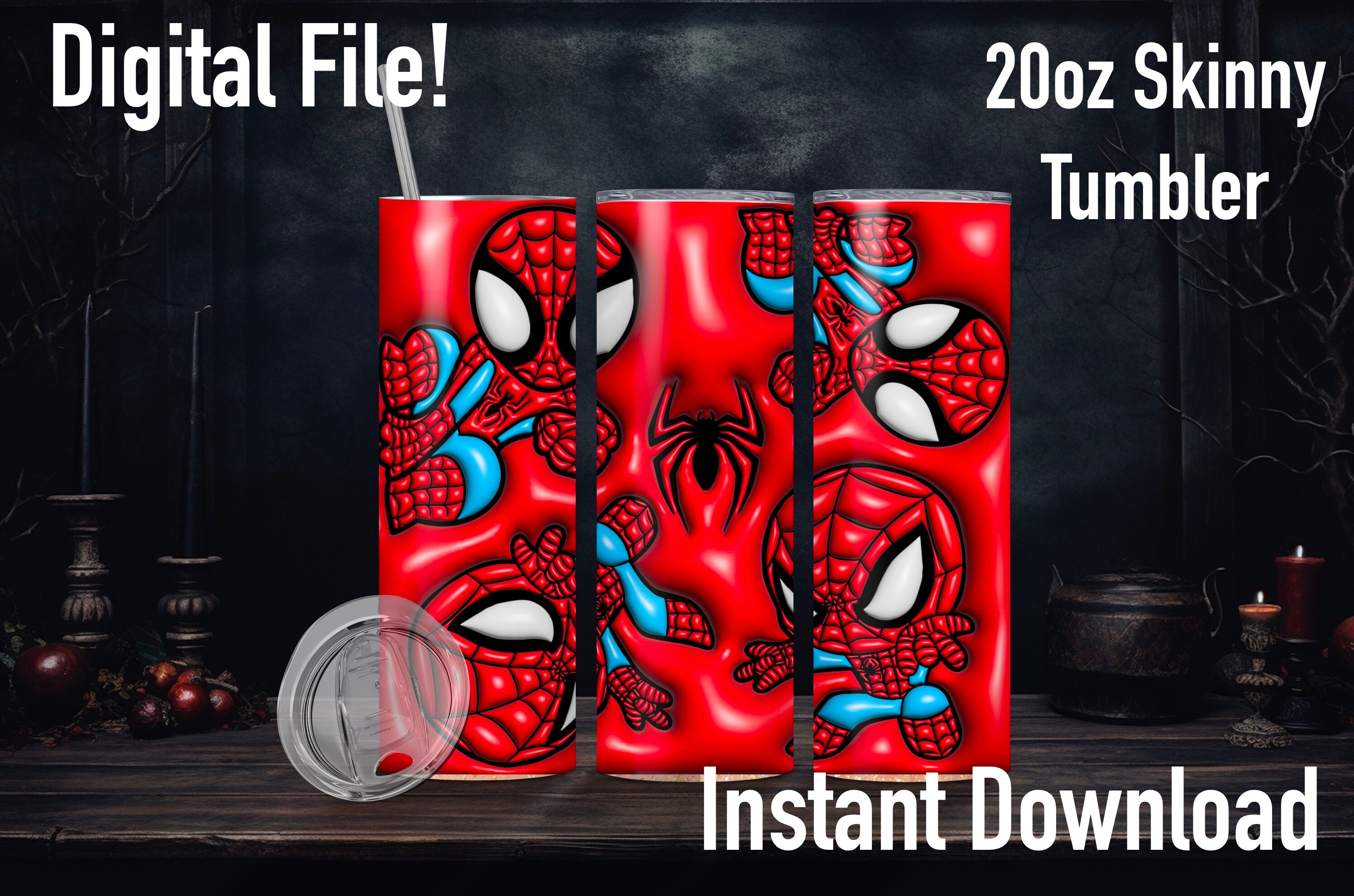 Spiderweb Spiderman Starbucks SVG Cup Tumbler Mug Cold Cup Sticker Cricut  CutFile – DNKWorkshop