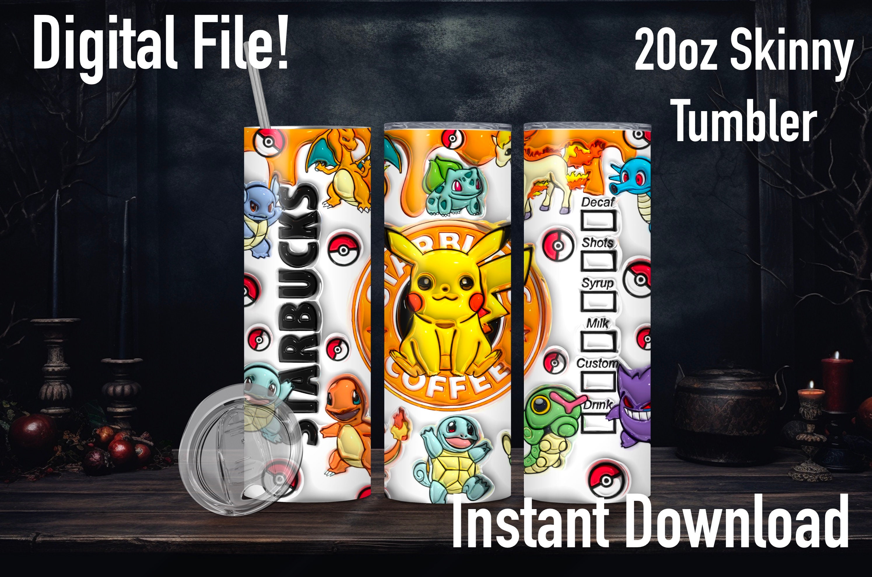 POKÉMON - Gobelet Thermos Starbucks - Mary Beauty