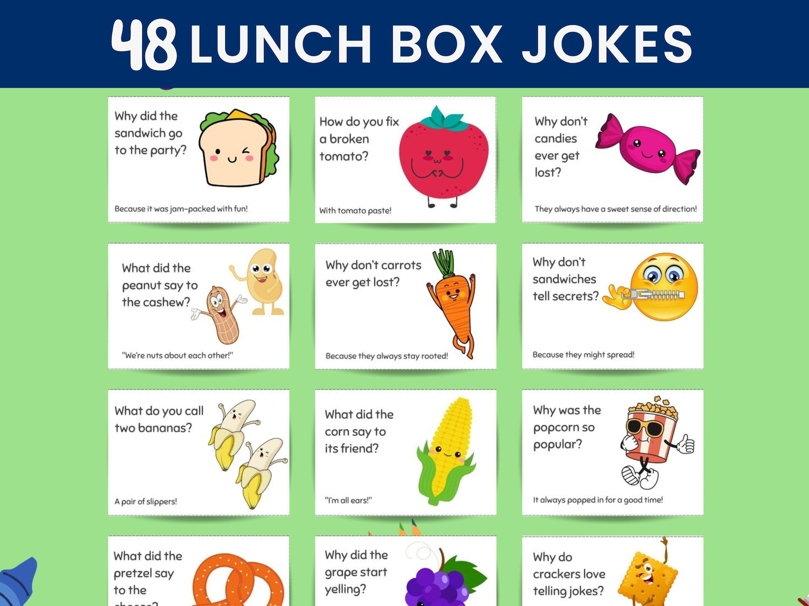 Lunch Box Riddles Pdf Lunch Box Jokes Printable Lunchbox Notes Jokes Gifts for Kids Lunchbox ...