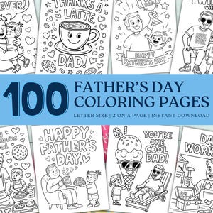 Coloriages pour la fête des pères, travaux manuels d'âge préscolaire pour la fête des pères, activité pour la fête des pères, cadeau de bricolage pour papa, feuille de coloriage pour papa, cadeau de coloriage sur le thème