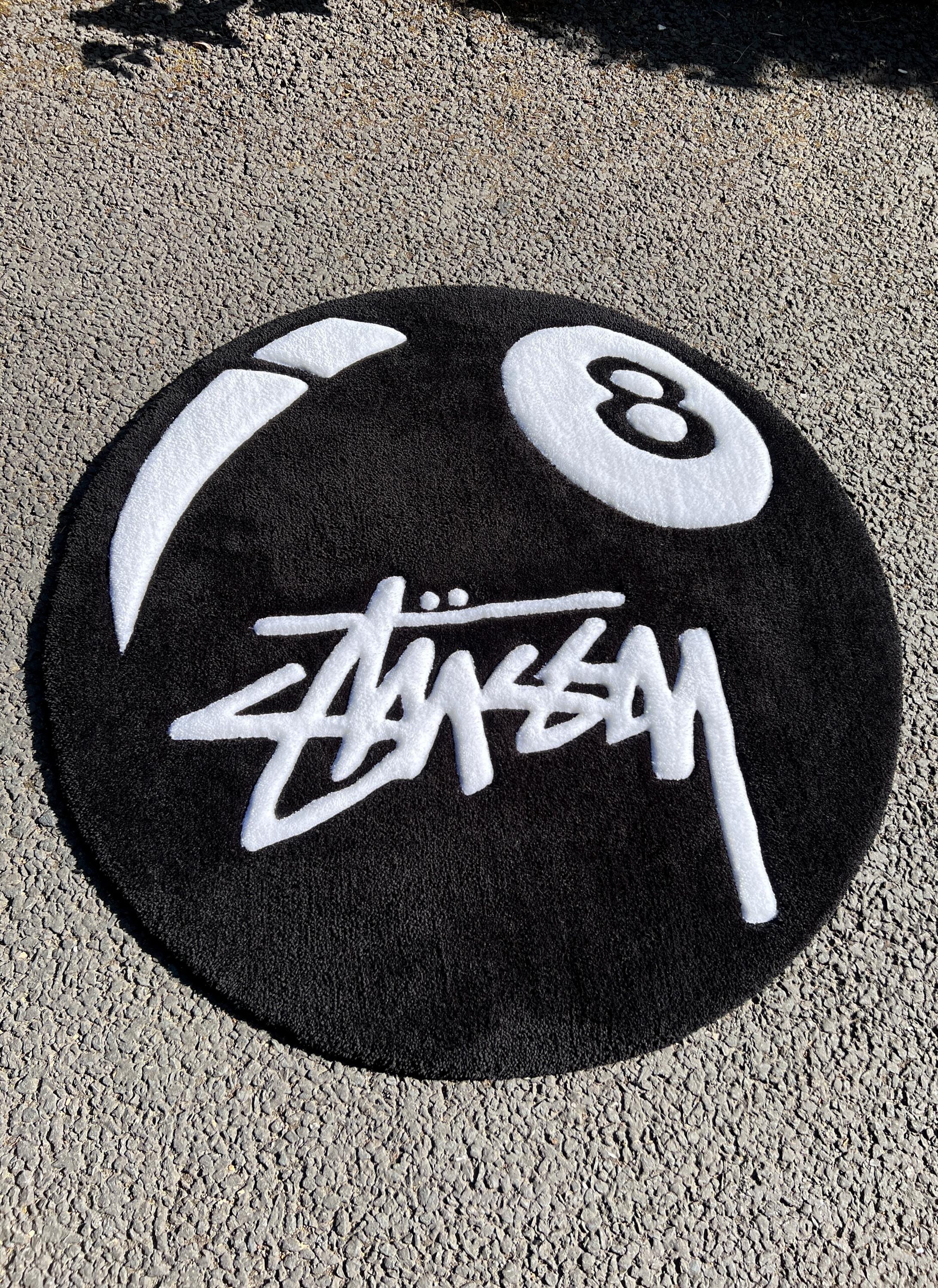 STUSSY 8 BALL RUG 30インチ ブラック Stussy 8 ball rug black mat | eBay