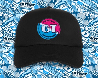 GT BMX old school headstock logo baseball cap. Another classic throwback release from Qtrpipe