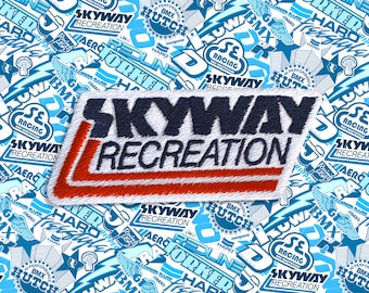 Skyway BMX factory racing patch. Customise your own old school BMX gear with this amazing patch.