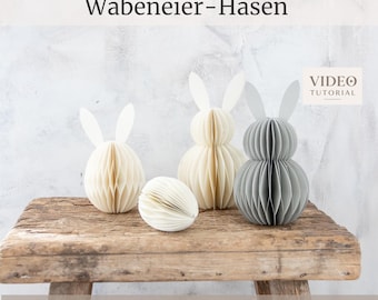 Cutting file honeycomb eggs bunnies + egg poster