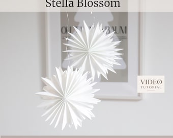 3D Star Cutting File | Stella Blossom SVG DXF PDF | Digital Download