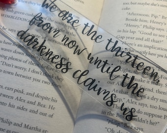 Throne of Glass Bookmark – The Thirteen, Manon Blackbeak, Fantasy Acrylic Bookmark