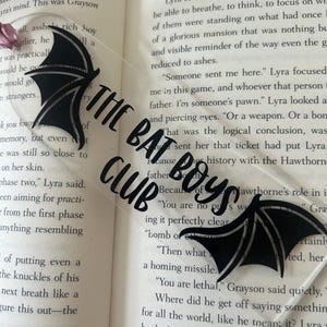 ACOTAR - the bat boys club bookmark - Sarah J Maas Inspired - Booktok - Rhysand - Cassian - Azriel - Illyrian Warrior