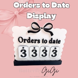 Orders to Date I Craft Supplies