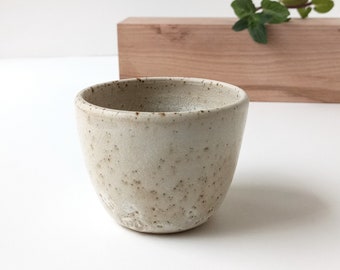 Cappuccino cup / 170 ml / 6oz / handmade tumbler /  ceramic cup / coffee cup / tea cup / gift for her / gift for him / Ceramique artisanale