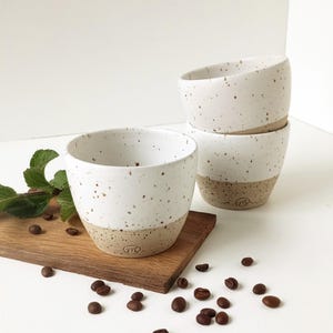 City To Cottage Handmade Ceramic Polka Dot Mug - Lime Green & White, 17.5oz Extra Large, Microwave & Dishwasher Safe