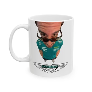 Trust El Plan - Ceramic Mug (11oz) - Fernando Alonso - F1, Formula 1, Aston Martin, meme