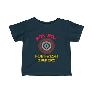 Scatola Scatola Per Pannolini - Maglietta Neonato - F1, Formula 1, vestiti per bambini