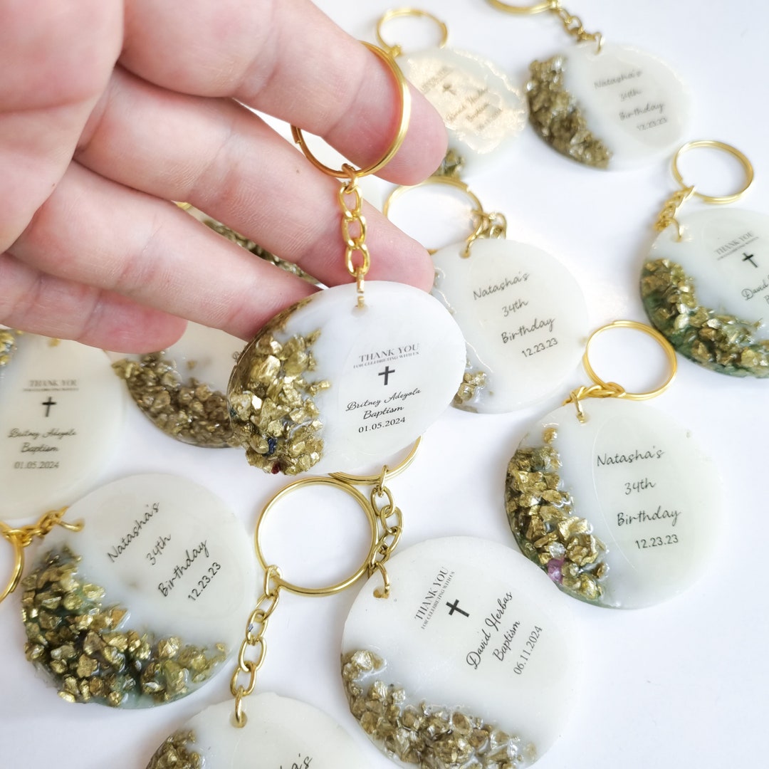 Wedding Keychain Favors Bridal Shower Keychain Favors Elegant Wedding