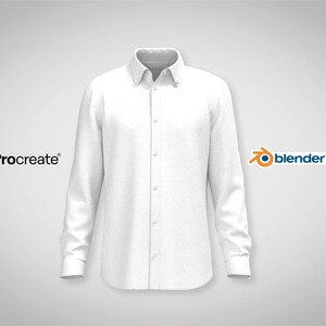 May include: A white long-sleeved button-down shirt with a textured fabric. The shirt is a mockup for clothing design.