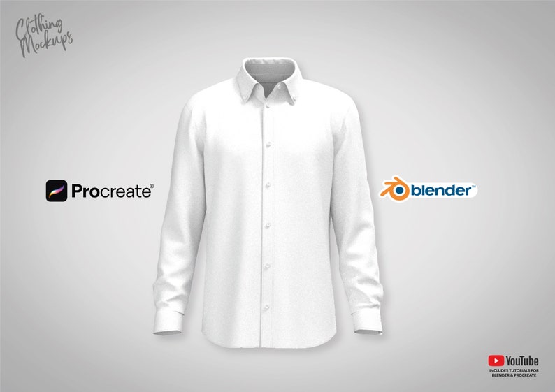 May include: A white long-sleeved button-down shirt with a textured fabric. The shirt is a mockup for clothing design.