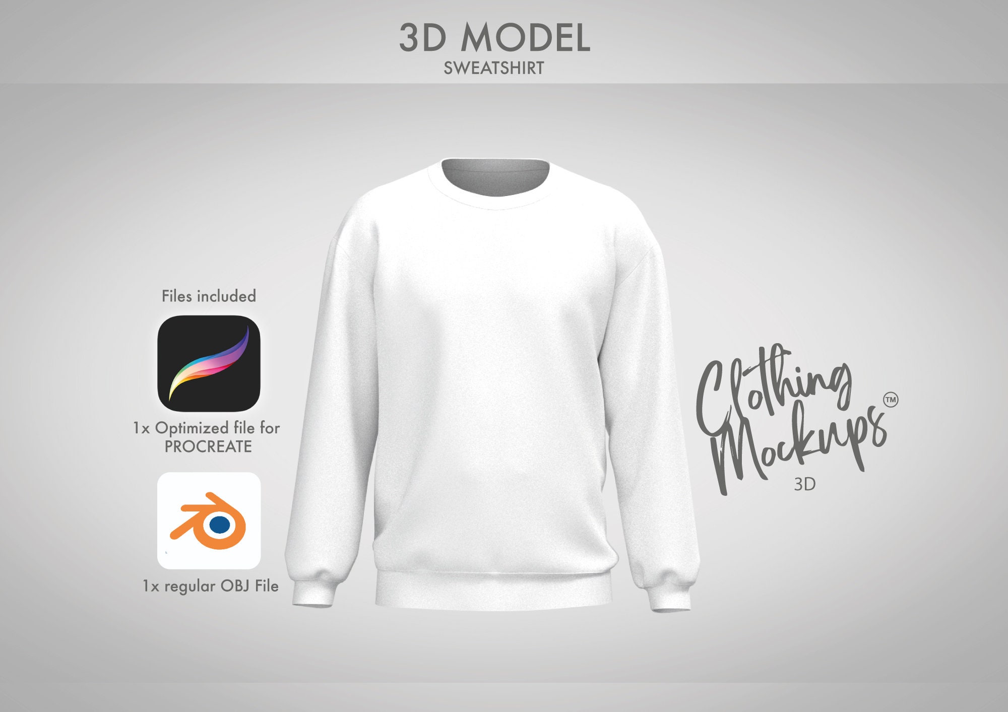 Sudadera Blanca Oversize para Hombres con Detalle en Relieve de Impresión 3D