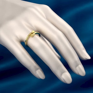 14k Love Hug Ring, 14K Gold Hug Ring, Engraved Love Ring, Dainty Hug Gold Ring, Couple Love Hugging, Handmade Ring, Two Hand Custom Ring,