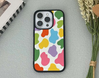 Colourful Spot Phone Case For iPhone 15 14 13 12 11 Pro Max Case iPhone 15 14 13 12 11 Pro 15 14 Plus Case 13 12 Mini Case XR X XS Max 8 7