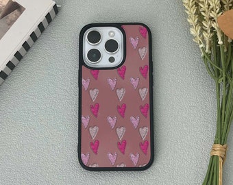 Pink Rose Love Phone Case For iPhone 15 14 13 12 11 Pro Max Case iPhone 15 14 13 12 11 Pro 15 14 Plus Case 13 12 Mini Case XR X XS Max 8 7