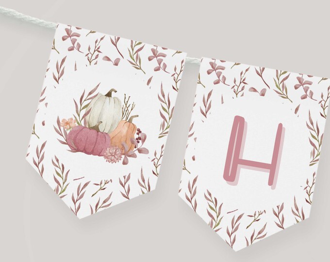 Pumpkin Birthday Burlap Banner Our Little Pumpkin Party Decoration...