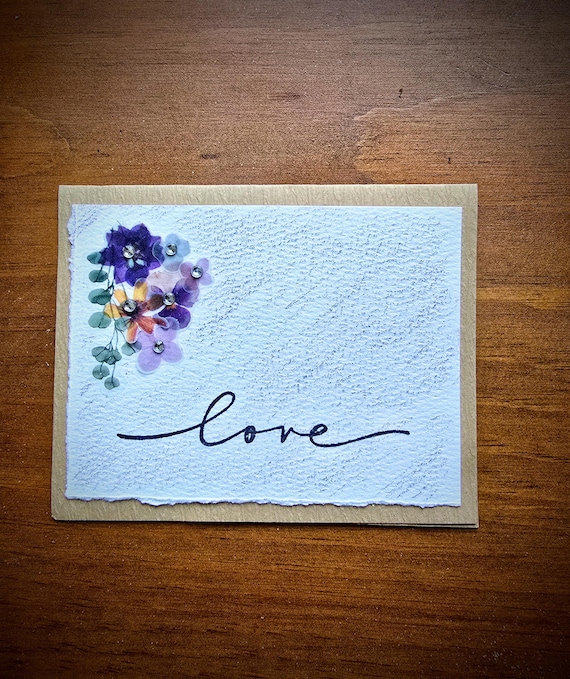 Handmade Sentiment Card: Anniversary, Valentine's Day