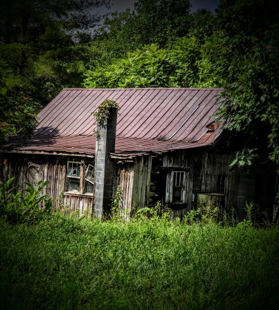 Photographic Stationary Note Card, "The Cabin", Original Photography