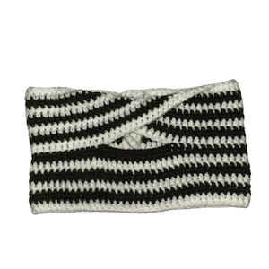 Crochet Striped Twist Tube Top