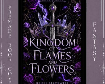 Fantasy Book Cover • Dark Romance Fae • Premade Designer Book (ebook)