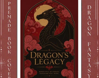 Dragon Fantasy Book Cover • Epic • Premade Designer Book (ebook)