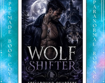 Wolf Shifter Premade Book Cover • Paranormal Romance, Dark Romantasy Ebook (Promotional Video)